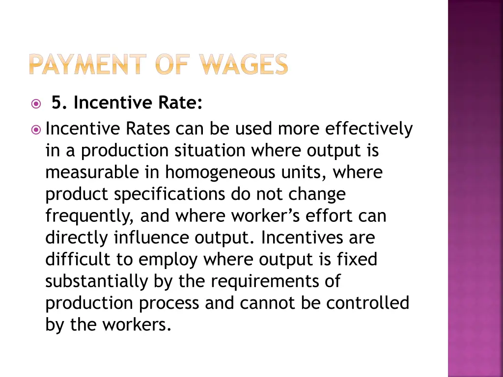 payment of wages 22