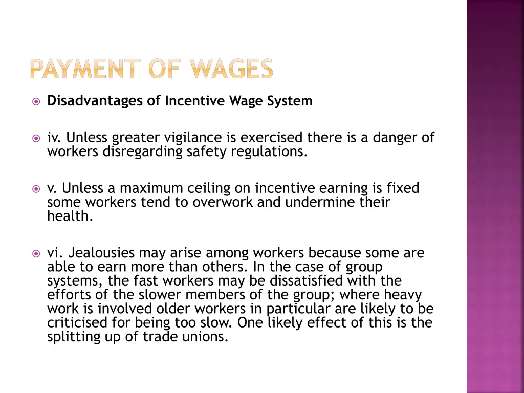 payment of wages 26