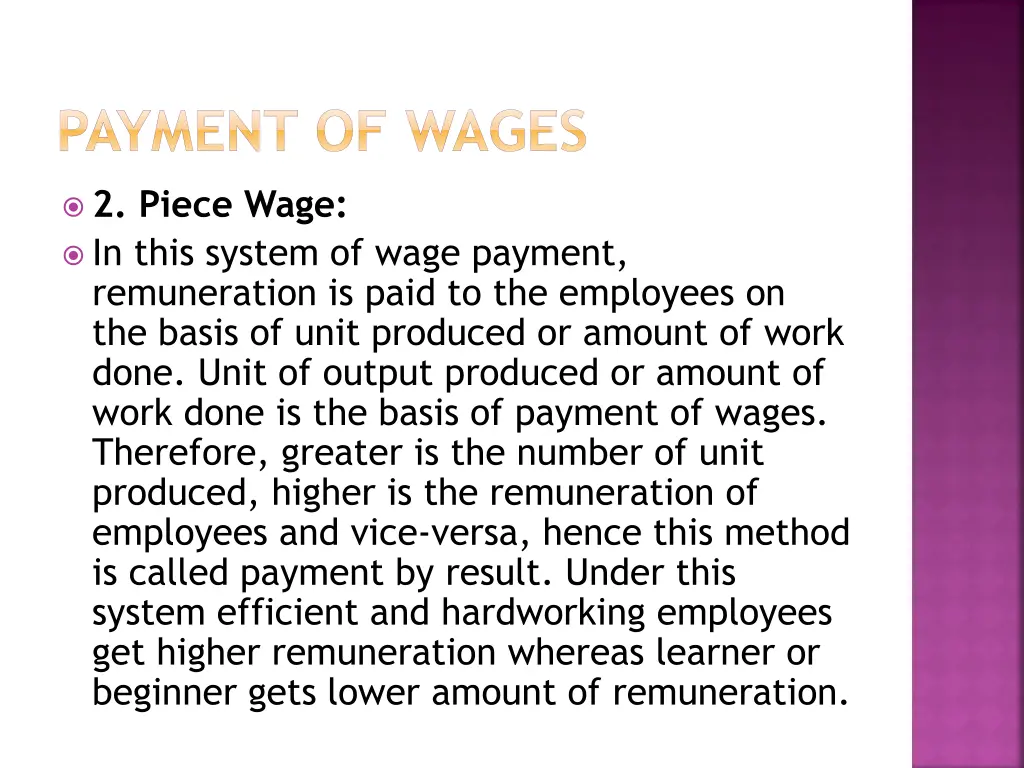 payment of wages 8