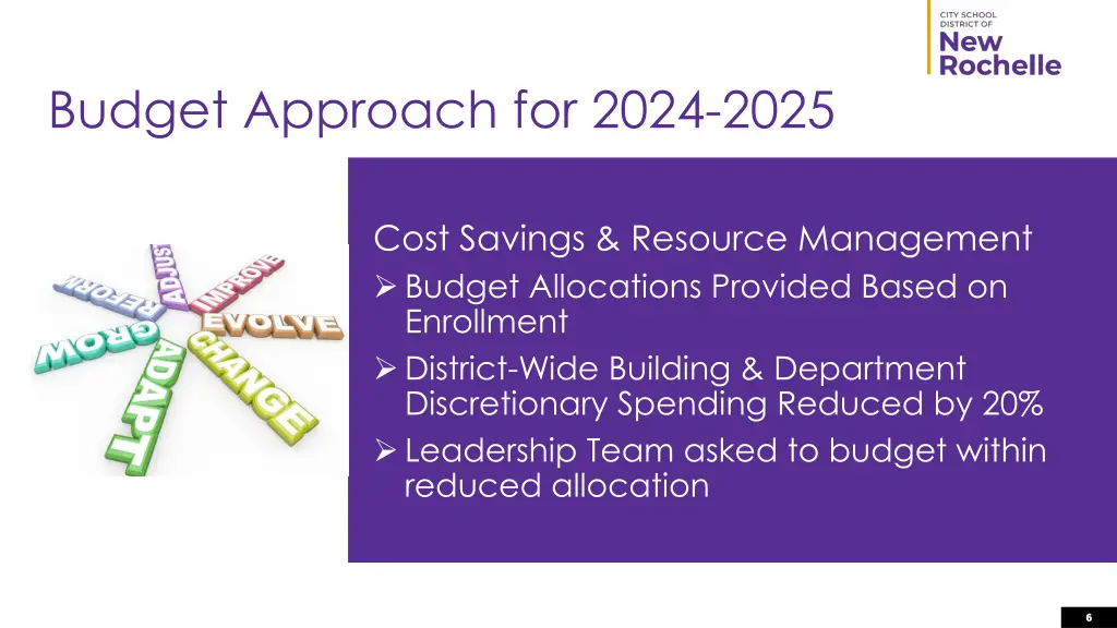 budget approach for 2024 2025