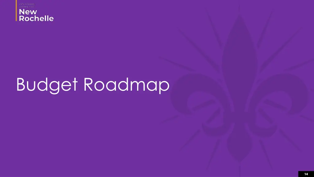 budget roadmap
