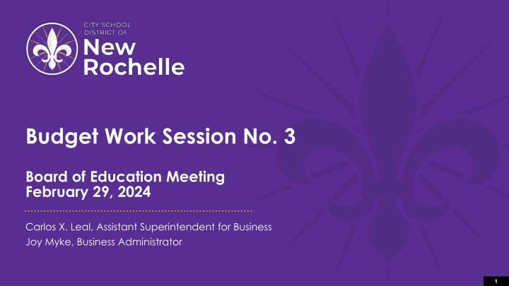 budget work session no 3