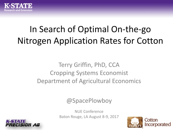 in search of optimal on the go nitrogen