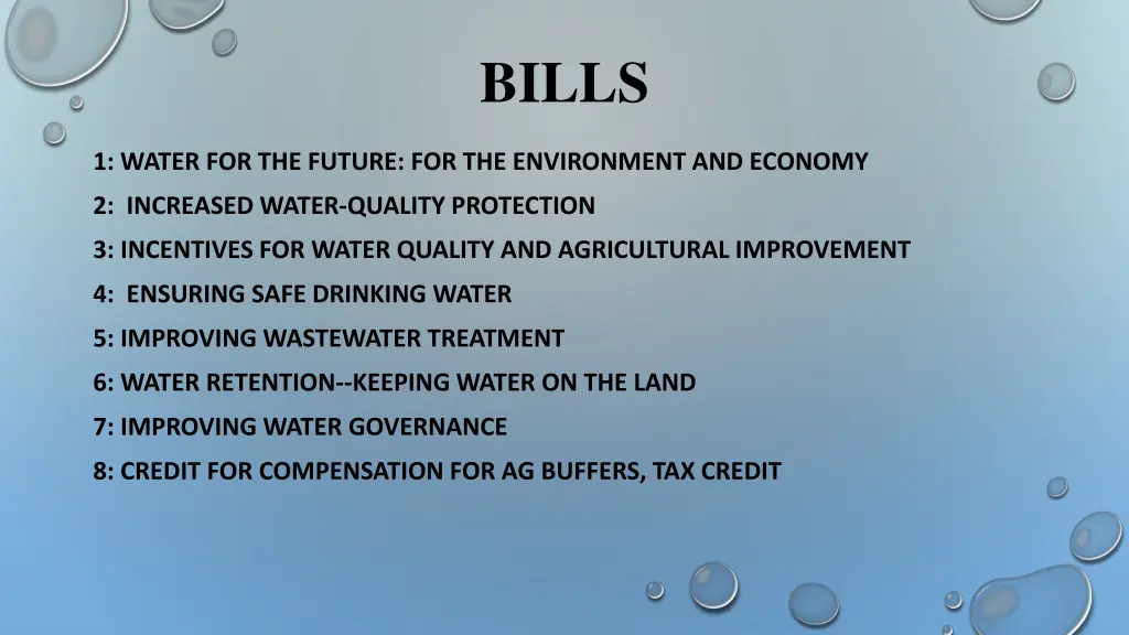 bills
