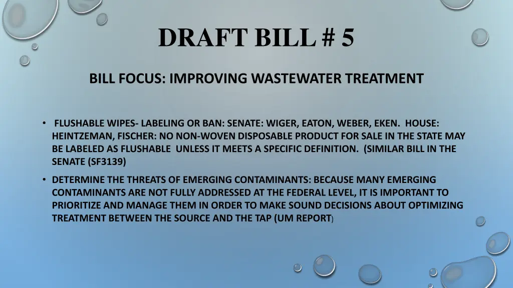 draft bill 5