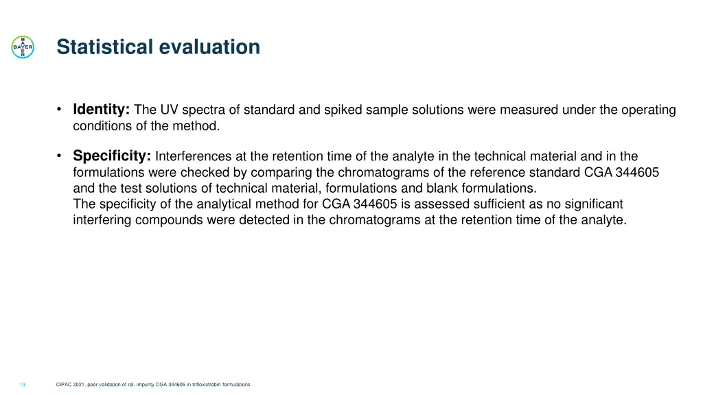 statistical evaluation 1