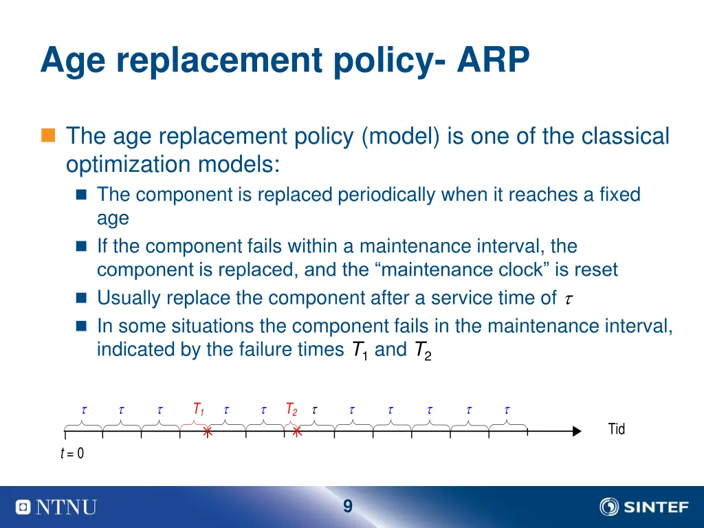 age replacement policy arp