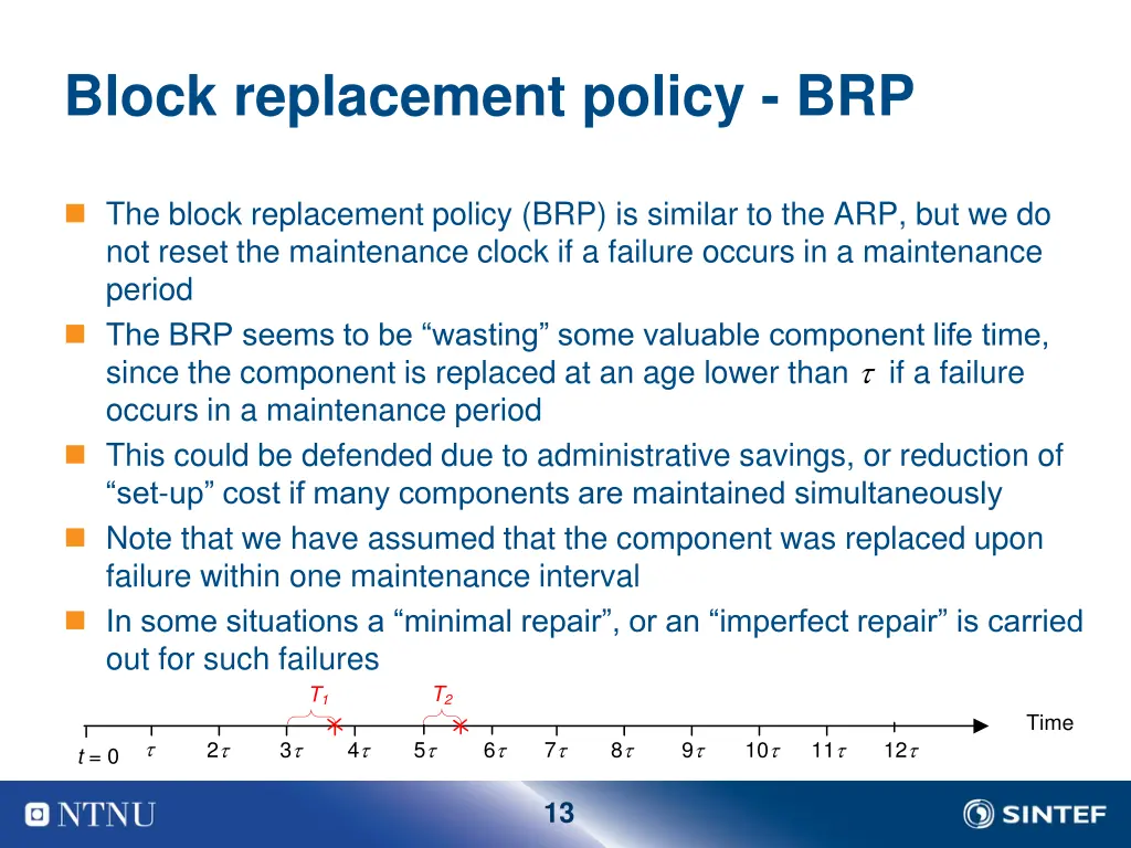 block replacement policy brp