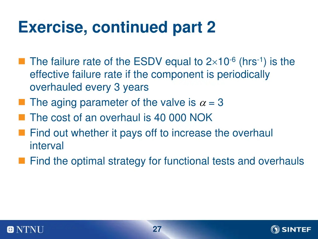 exercise continued part 2