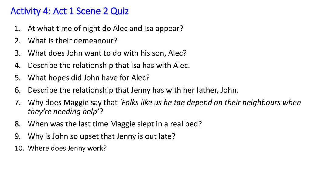 activity 4 activity 4 act 1 scene act 1 scene