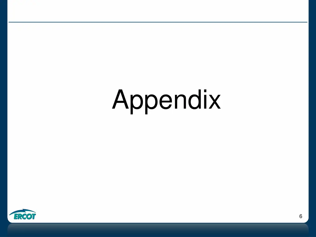 appendix