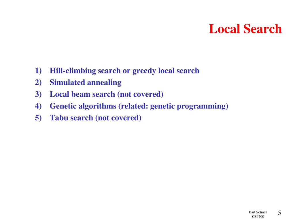 local search