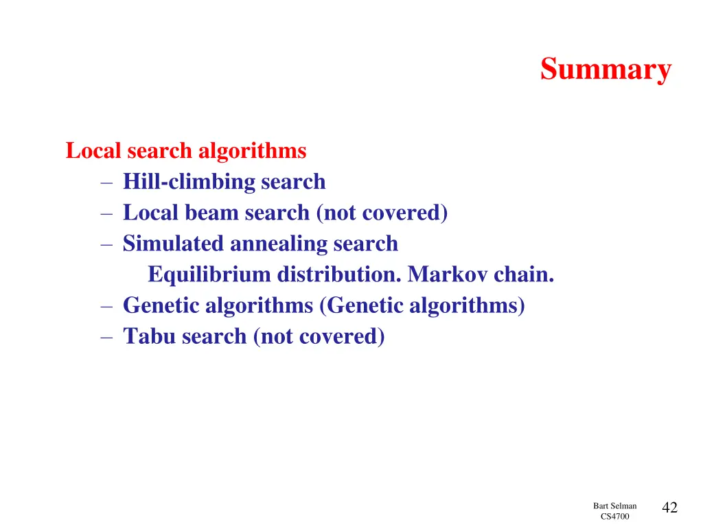 summary