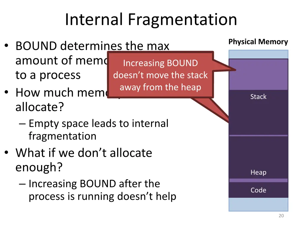 internal fragmentation