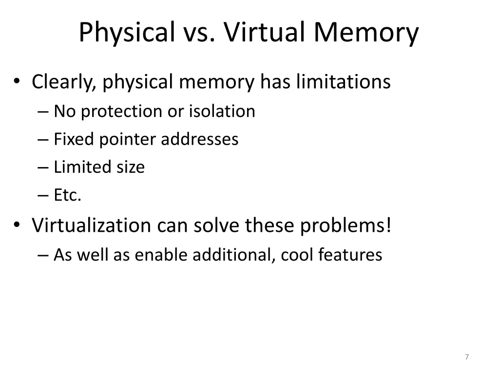 physical vs virtual memory