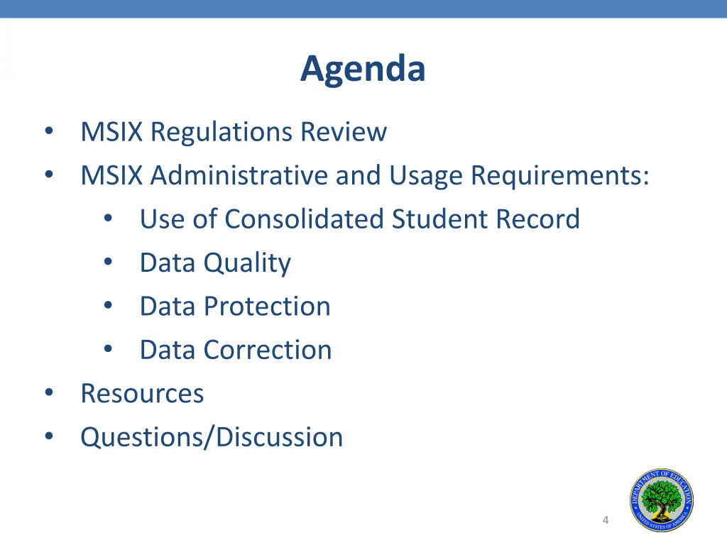 agenda