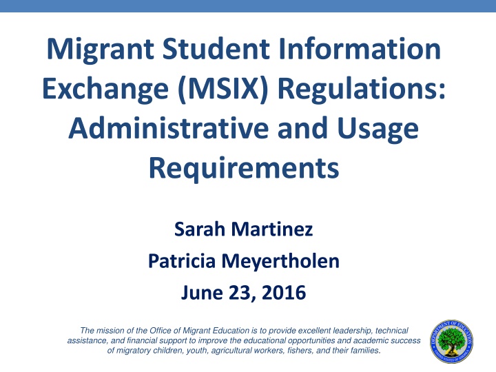 migrant student information exchange msix