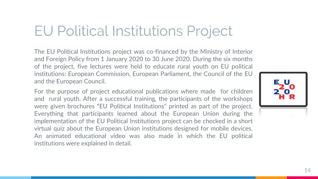 eu political institutions project