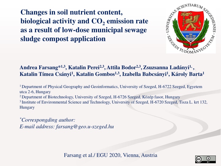 changes in soil nutrient content biological