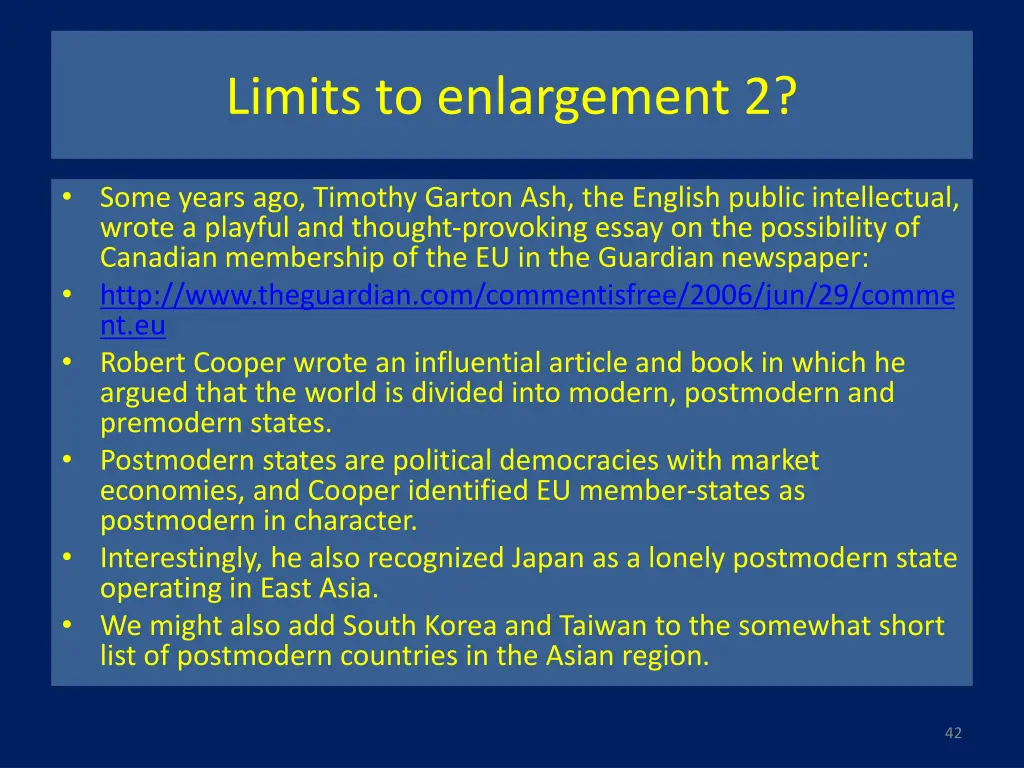 limits to enlargement 2