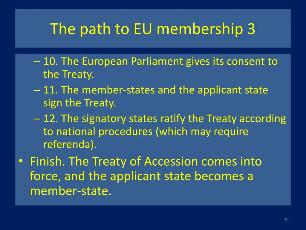 the path to eu membership 3