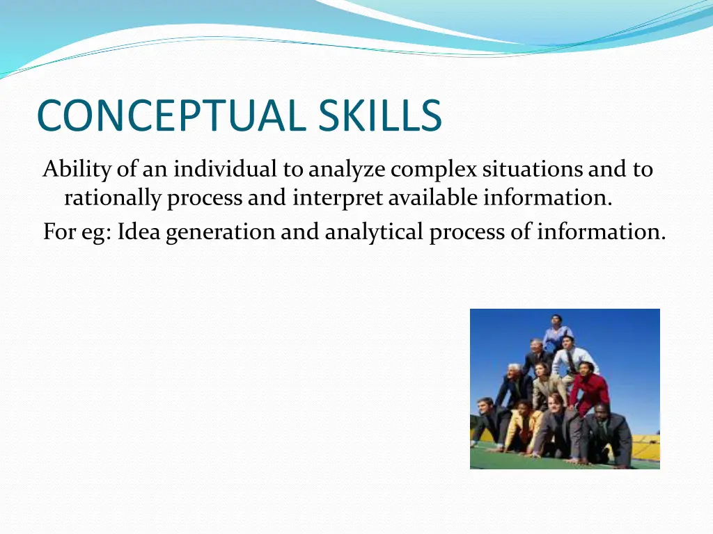 conceptual skills
