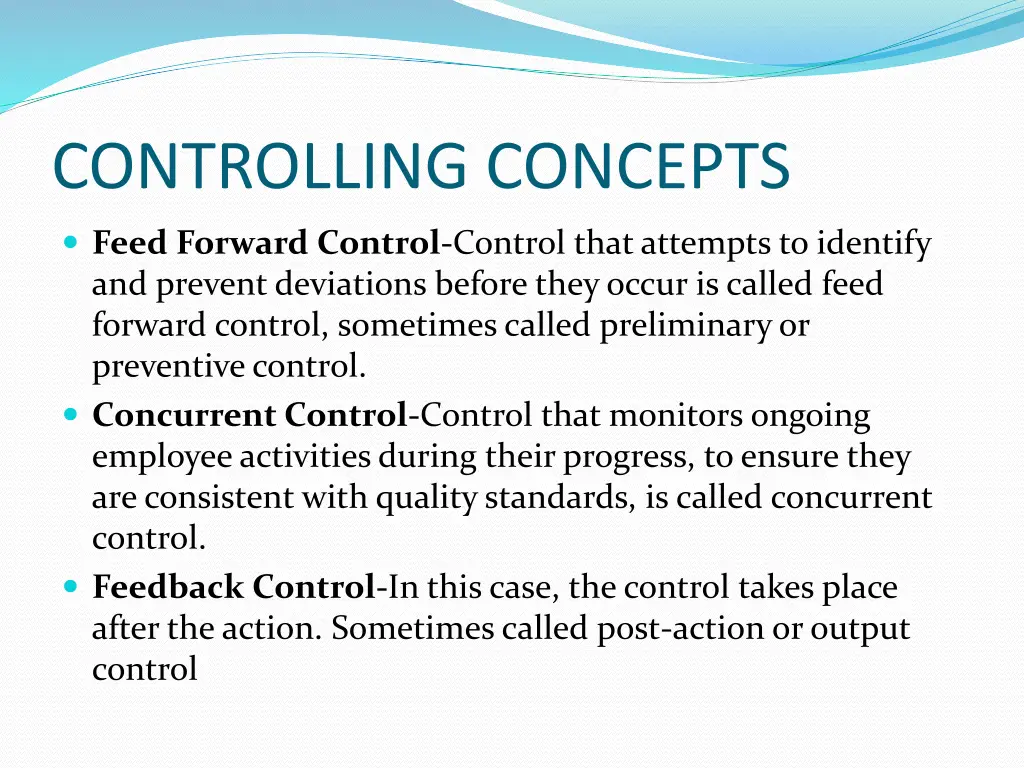 controlling concepts