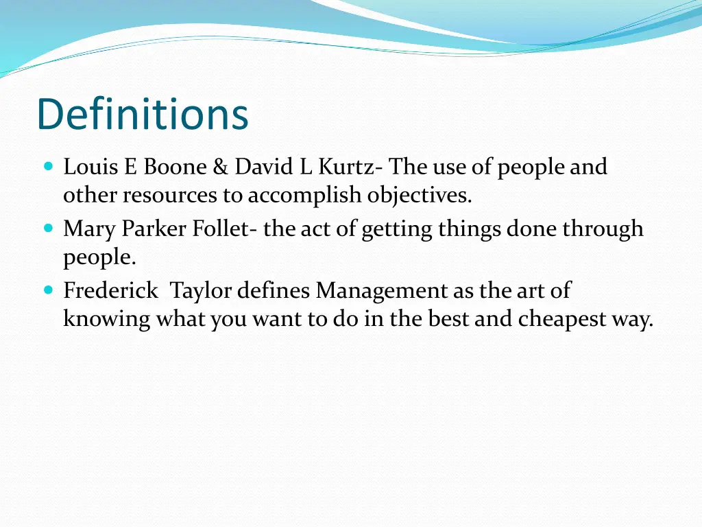 definitions
