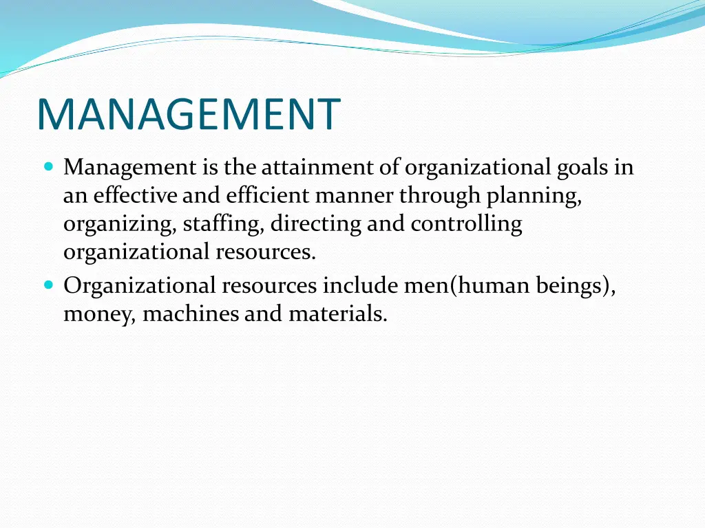 management