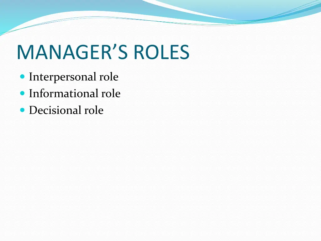 manager s roles