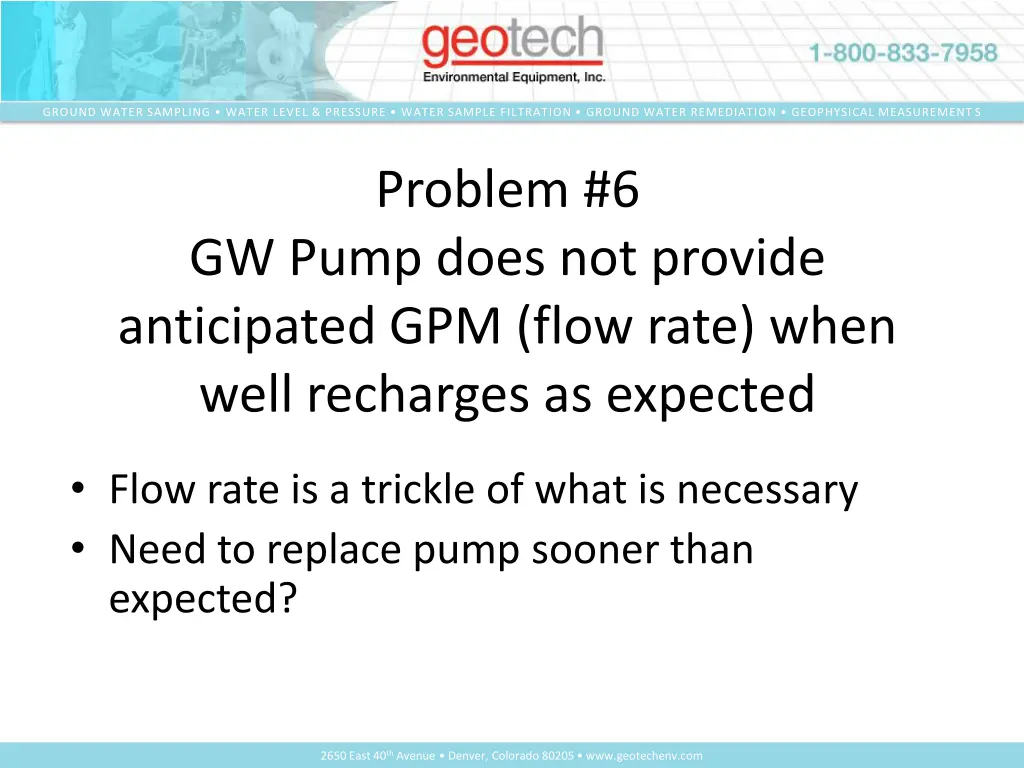 ground water sampling water level pressure water 16