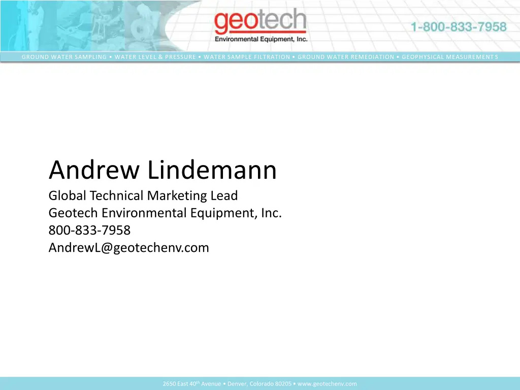ground water sampling water level pressure water 2