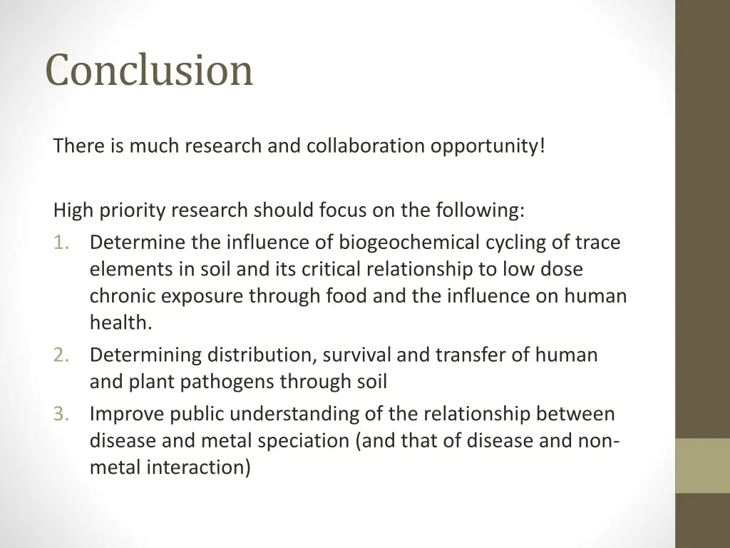 conclusion