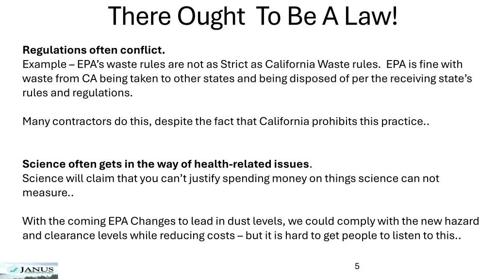 there ought to be a law 2