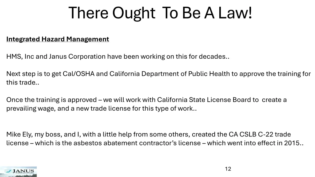 there ought to be a law 7