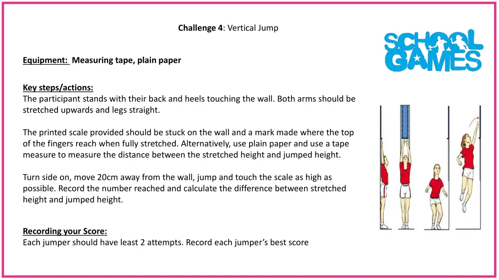 challenge 4 vertical jump