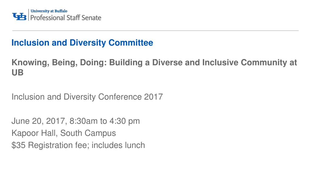 inclusion and diversity committee