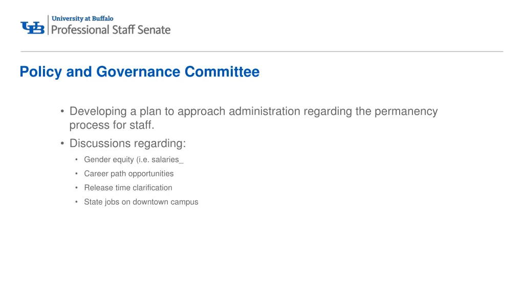 policy and governance committee