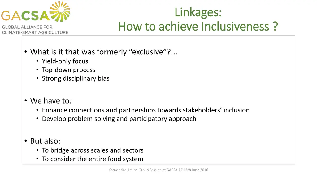 linkages linkages