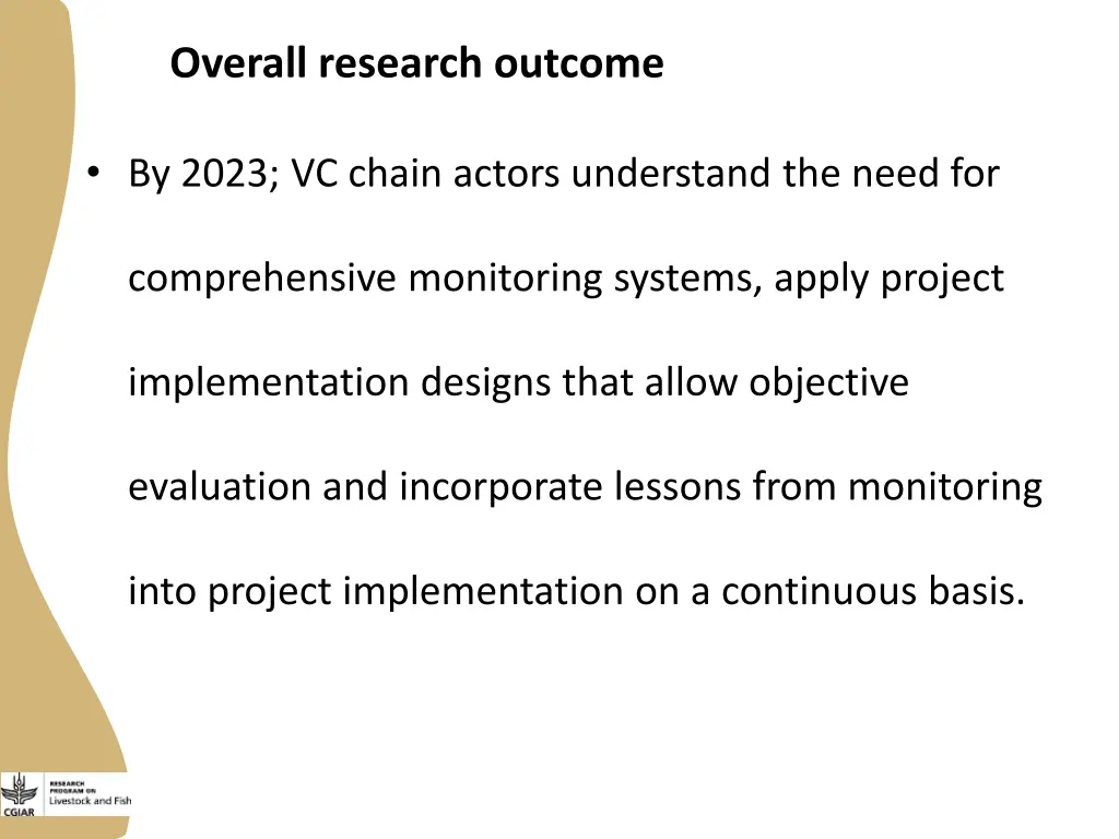 overall research outcome