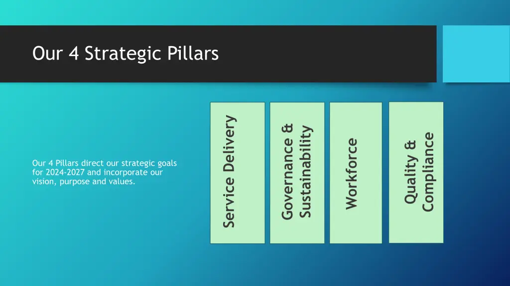 our 4 strategic pillars