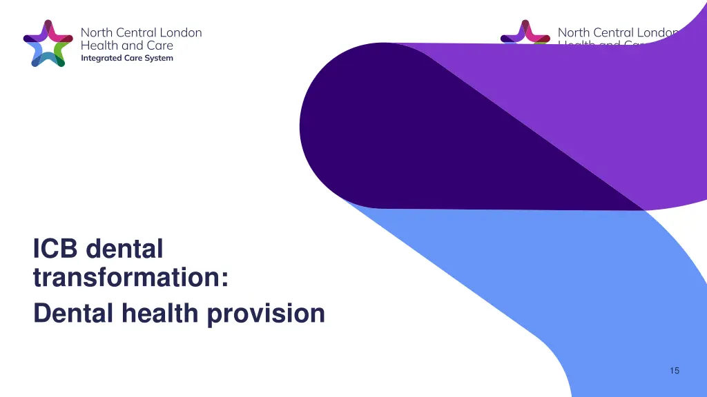 icb dental transformation dental health provision