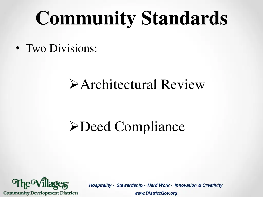 community standards 1