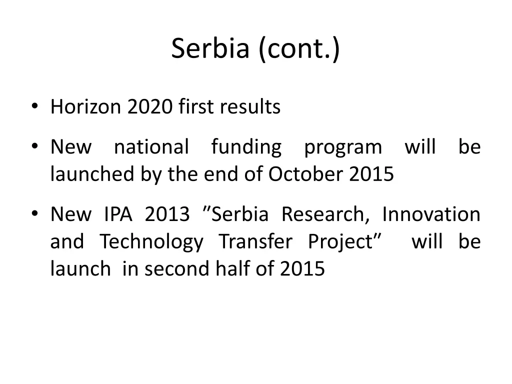 serbia cont