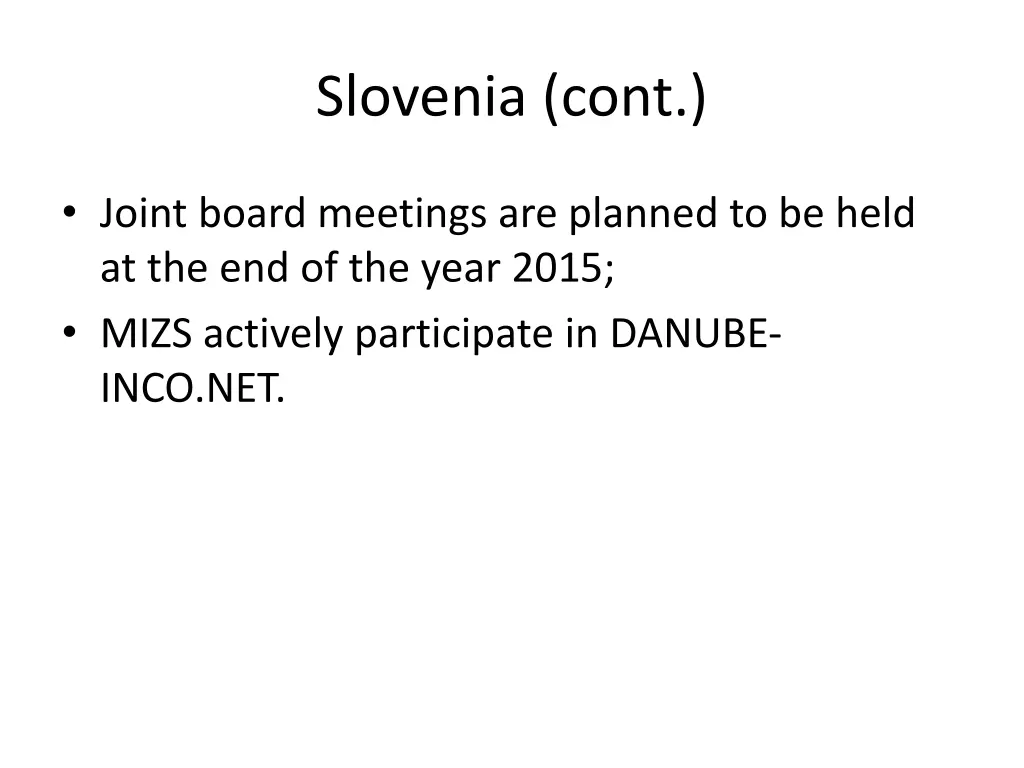 slovenia cont