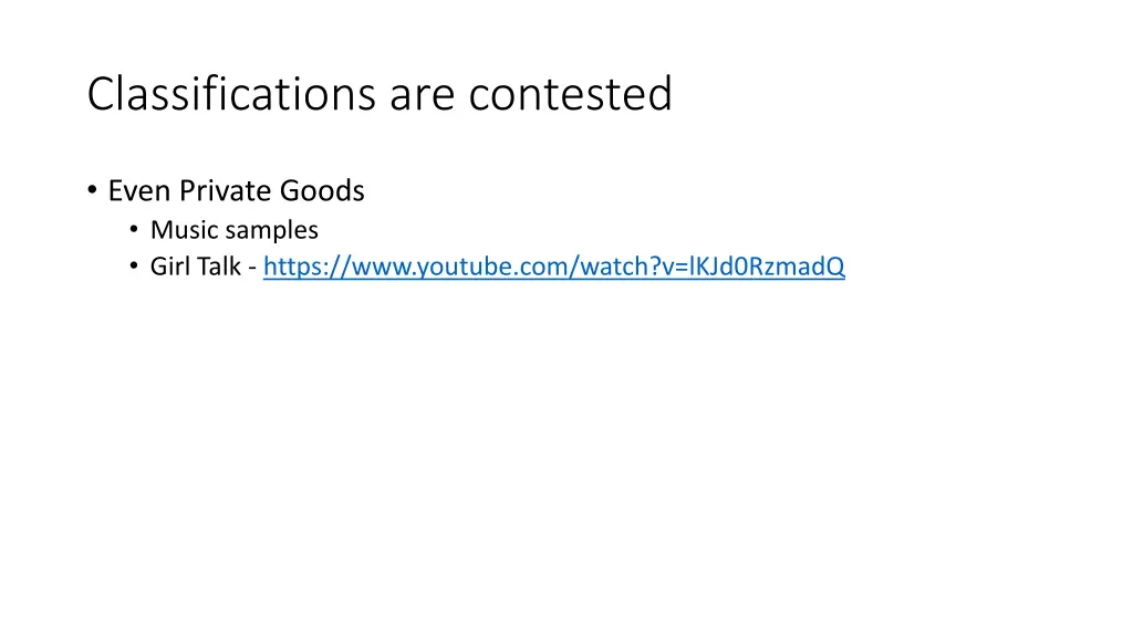 classifications are contested