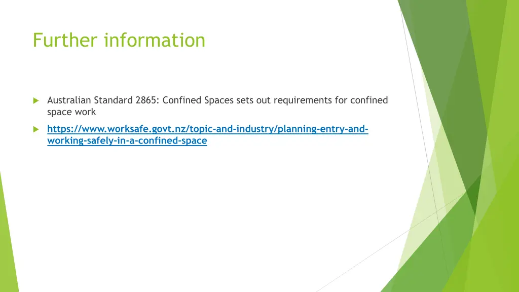 further information
