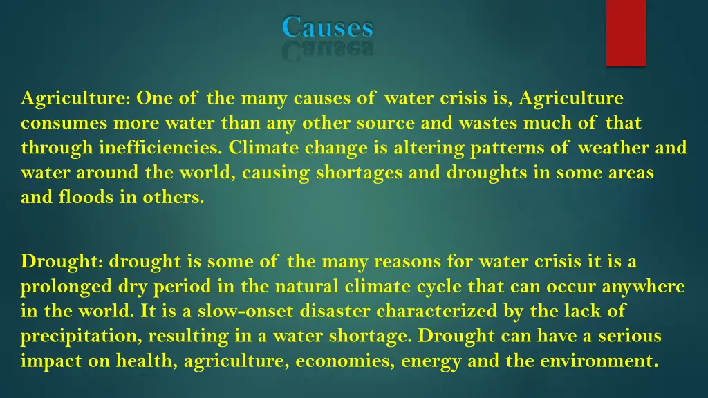 causes