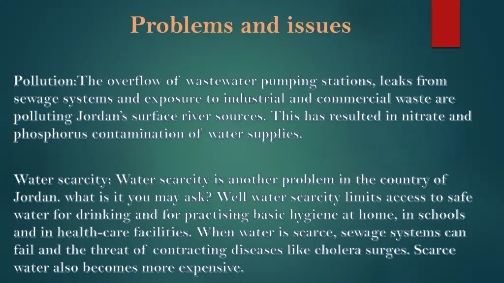 problems and issues