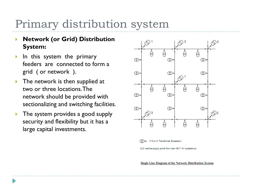 primary distribution system 5